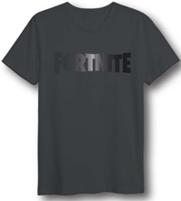 Fortnite - Foil Logo Black T-Shirt XL