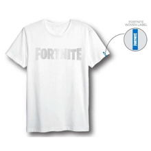 Fortnite - Foil Logo White T-Shirt L
