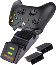 Dragonwar Double Station de Recharge pour Manette Xbox One S avec 2 batteries de recharge incluses