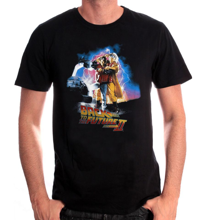 Back to the Future II - Poster Black T-Shirt L