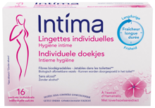 INTIMA Lingettes individuelles x16