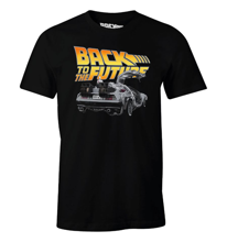Back to the Future - Dologo Black T-Shirt M