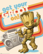 Guardian of the Galaxy Vol.2 Get Your Groot On - Mini Poster
