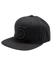 Boruto - Konoha Logo Snapback Cap Black