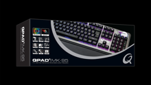 QPAD - MK95 Pro Gaming Mechanical Switchable switch Keyboard, with RGB backlit and Palmrest, Painting keycap, French layout
