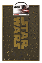 Star Wars - Tapis de porte en caoutchouc Logo de Star Wars