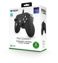 Nacon Pro Compact Controller Noir pour Xbox Series, Xbox One et PC
