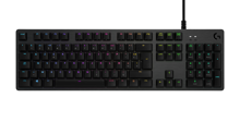 Logitech G512 Lightsync RGB Mechanical Gaming Keyboard with GX Brown Switches Carbon - Azerty BE