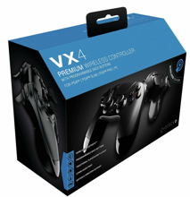 Gioteck - Manette sans fil premium bluetooth VX4 Noir pour PS4 et PC