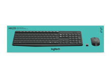 Logitech MK235 Wireless Keyboard and Mouse Combo Black Azerty BNL