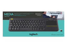 Logitech K400 Professional Wireless Touch Keyboard Black Azerty BNL