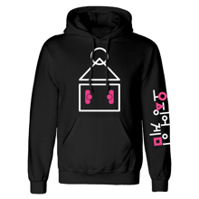 Squid Game - Sweat-shirt à capuche unisexe Noir Symbole et Logo - S