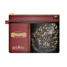 Harry Potter - Pochette d'étude multi-poche personnalisable avec le blason de Poudlard