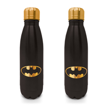 Batman - Bat And Gold Small Metal Drinks Bottle 540ml