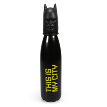 DC Comics - Batman Metal Water Bottle 500ml with 3D Lid