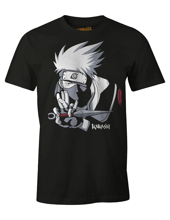 Naruto - T-shirt Noir Kakashi - L