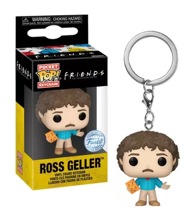 Funko Pocket Pop! Keychain: Friends - Ross Geller (with 80's Hair)