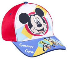 Disney - Mickey Summer Crew Red Baseball Cap for Kids