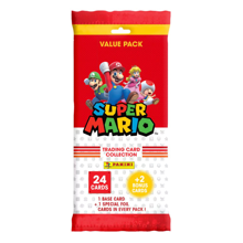 Panini - Fat Pack de 24 Stickers Super Mario Trading Card Collection