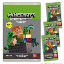 Panini - Pack de démarrage Minecraft: Time to Mine Trading Cards