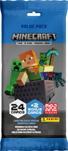 Panini - Fat Pack de 24 Stickers Minecraft: Time to Mine Trading Cards