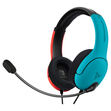 PDP - LVL40 Wired Stereo Gaming Headset Neon Pop for Nintendo Switch, Switch Lite & Switch OLED