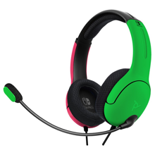 PDP - LVL40 Wired Stereo Gaming Headset Neon Splat for Nintendo Switch, Switch Lite & Switch OLED