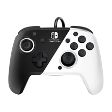 PDP - Manette filaire Faceoff Deluxe+ Audio Power Pose Mario pour Nintendo Switch et Switch OLED