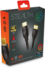 Stealth - Câble HDMI 4K Ultra HD Haute Vitesse avec Ethernet HD-50