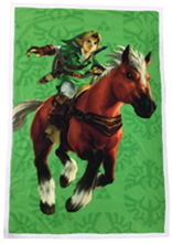 Nintendo: The Legend of Zelda - Plaid Sherpa Link et Epona