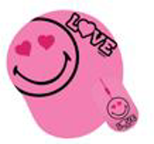 Smiley World - Wireless Mouse + Mousepad Pink