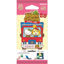 Amiibo Cards 6 Pack Animal Crossing : New Leaf + Sanrio