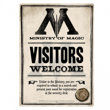 Harry Potter - Ministry of Magic Small Tin Sign